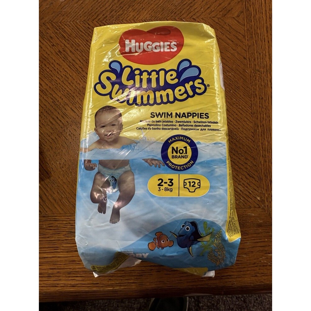 Huggies Little Swimmers Disposable Diapers Finding Dory Size 2-3 (7-18lbs)12pk